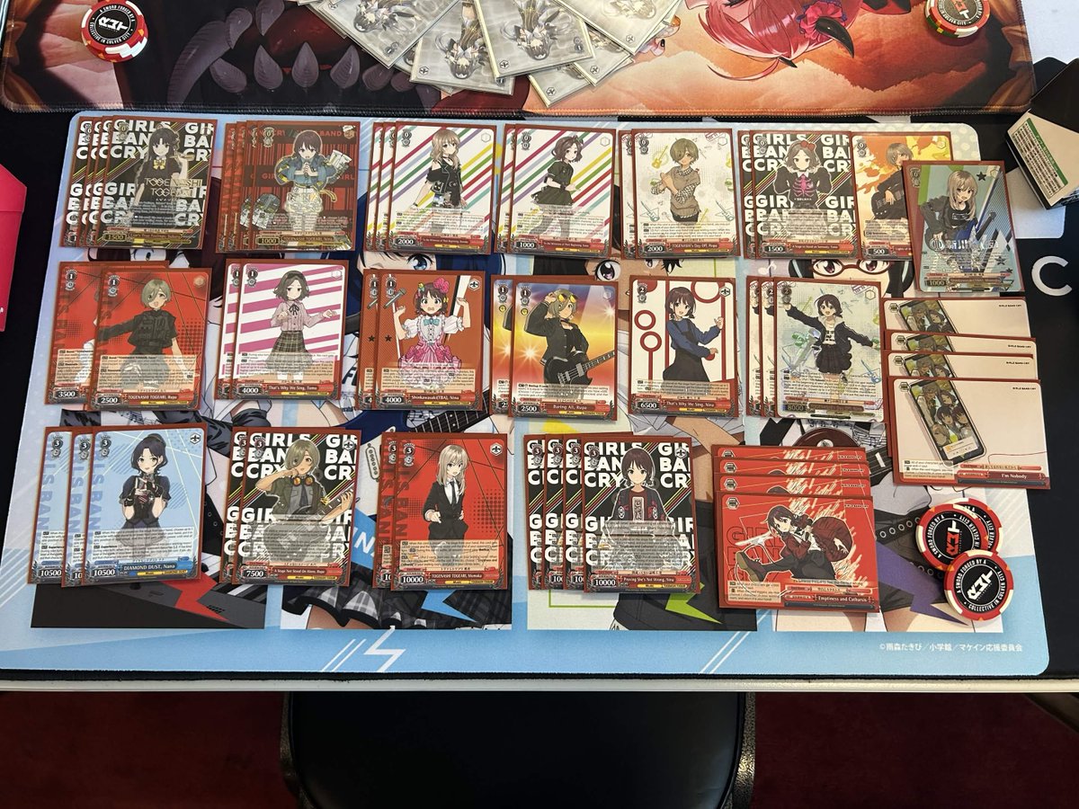 RWTCollective's tweet photo. Weiss Schwarz - 07/12/2026 - July 2026 Shop Tournament RWT Collective (West Los Angeles)

#1 Arimimi -  Date A Live Soldiers 
#2 HeartSeed - Girls Band Cry
#3 APSolute (Pete) - Granblue Fantasy
#4 Freakmasta - Granblue Fantasy

#wstcg #ws2tcg #WeissSchwarz #ヴァイスシュヴァルツ https://t.co/60ecsMCHbw