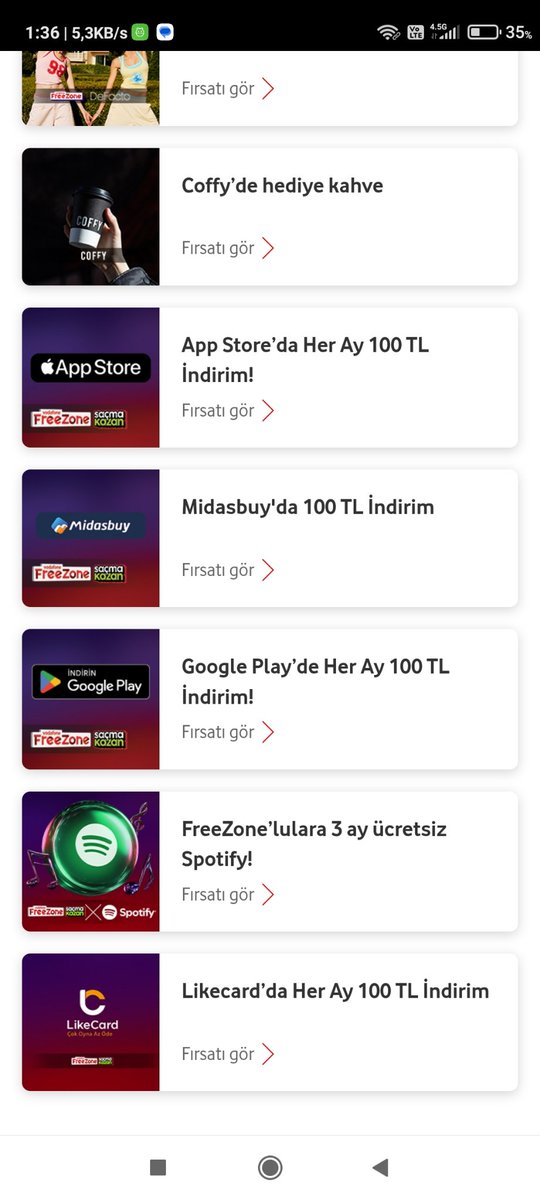 MuharremGo24320's tweet photo. İyi günler Vodafone bu haftaya özel 250 TL Starbucks özel 250 TL ve Freezone özel 300 TL fatura kampanyasına katıldım harcamalar yaptım ama faturam a hiçbir şekilde indirim gelmedi akdine hep ücret yansıdı lütfen gereken iadeleri yapınız yoksa külahlari değişiriz
@VodafoneDestek https://t.co/eb1SAcfSu4