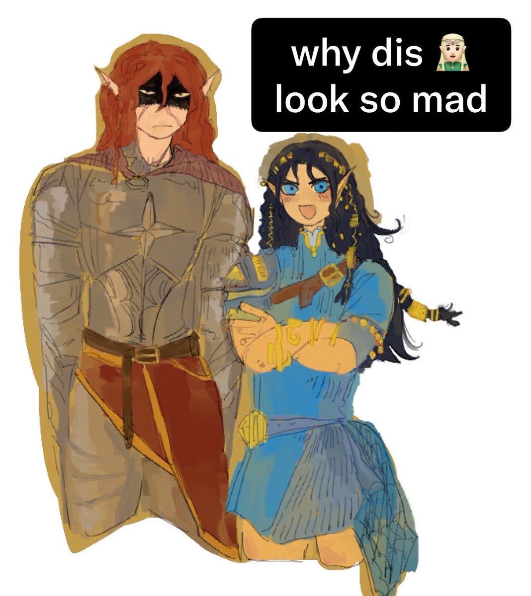 mladying's tweet photo. maedhros and fingon (silmarillion) https://t.co/4FB9zJ6oFi