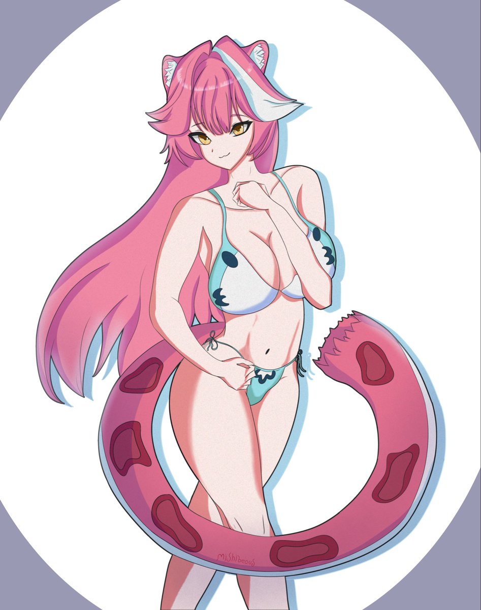 mishibeous_'s tweet photo. Raora heading to the beach with the Chattini Bikini~ 👙
 
#RaorArt https://t.co/wAKyKII4xu