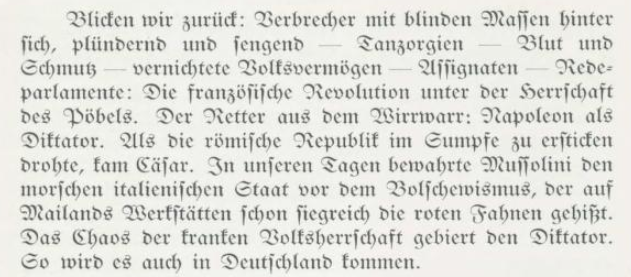NSLitArchive's tweet photo. The essay itself is from 1921, as stated by his official biography published in 1933, "Rudolf Hess - Der Stellvertreter Des Führers".

You can find the German source at this link, and the essay itself on page 9; I have also screenshotted the exact instance where he mentions Mussolini.
Internet Archive: https://t.co/pFBmA6xpod

Mussolini had already been elected to the Chamber of Deputies in May 1921, and the Italian Fascist Party was already gaining notice in nationalist circles in Germany (along with its paramilitary groups that fought communists in the streets), so its quite possible that Hess had heard of Mussolini by then.