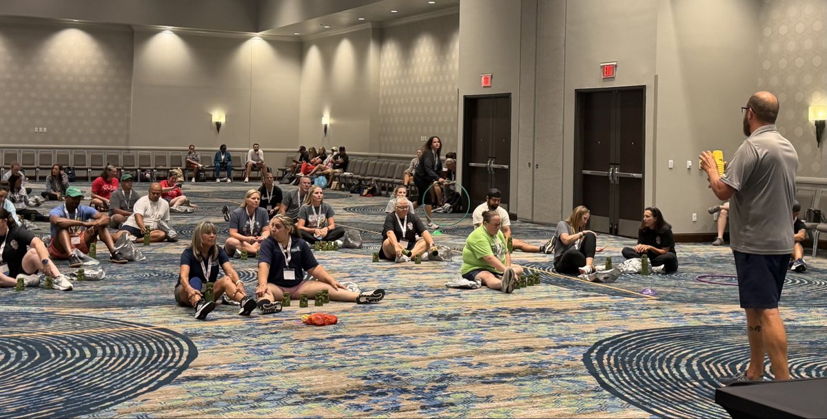 kellidsmith's tweet photo. Grateful for the opportunity to collaborate with @SpeedStacksInc and share my favorite activities @TexAHPERD ! Thanks to everyone that came to our session! https://t.co/BwCRPURW6o