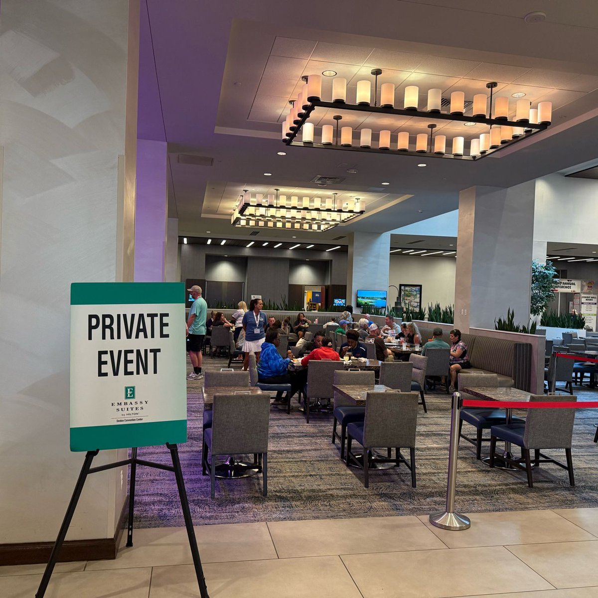 TexAHPERD's tweet photo. Thank you @EmbassySuitesDenton for an incredible Private Event Manager’s Reception for our TAHPERD attendees. Great good. Great People. Great site. #TexAHPERDSummerConference26 is off to an amazing start! #TexAHPERD https://t.co/ob7ZIbXQu8