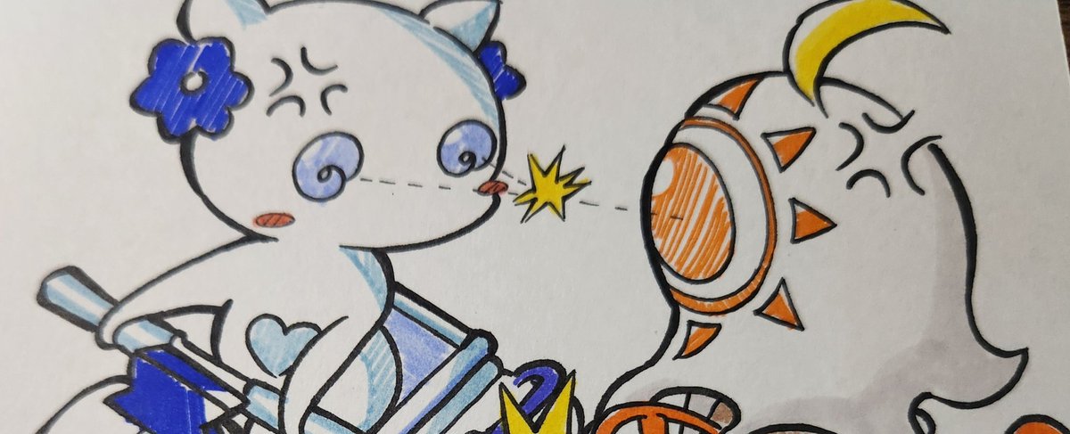 Arujino's tweet photo. 合同本進捗🌀🌞
ミウパロマリカ仕上がり

#はね絵図 #見ろサンパロー
#絵描きさんと繋がりたい https://t.co/rQ3i7aZtku
