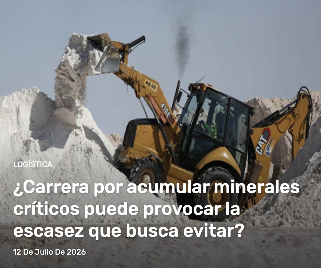 MasContainer's tweet photo. Las restricciones a #materiasprimas críticas ya amenazan con romper las #cadenasdesuministro globales, y ahora un nuevo informe del Centre for Economic Transition Expertise, de la London School of Economics, advierte que las #estrategias de...
https://t.co/OnyLYPRYAK https://t.co/Tdr1qk6wTp