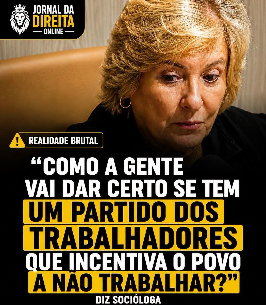 JornalBrasilOn2's tweet photo. Durante participação em um podcast, uma socióloga afirmou que o Brasil enfrenta um problema cultural que, em sua visão, desestimula a autonomia da população e fortalece a dependência do Estado. 

Segundo ela, essa mentalidade teria raízes históricas que remontam ao período de Getúlio Vargas, frequentemente associado ao conceito de “pai dos pobres”, embora historiadores apontem diferentes interpretações sobre esse legado.  

Ao comentar o tema, a entrevistada declarou: “Como a gente vai dar certo se tem um Partido dos Trabalhadores que incentiva o povo a não trabalhar?”

 Ela afirmou que o Estado não deveria ser visto como o responsável por sustentar a população, mas sim criar condições para que as pessoas conquistem independência financeira por meio do próprio trabalho.

Na entrevista, a socióloga também argumentou que, em sua opinião, o modelo político adotado ao longo de décadas reforçou uma cultura de dependência de benefícios e assistência estatal, em vez de incentivar o empreendedorismo e a autonomia individual. 

A declaração repercutiu nas redes sociais, dividindo opiniões entre quem concorda com a análise e quem considera que ela ignora o papel histórico das políticas de proteção social e dos direitos trabalhistas no país.