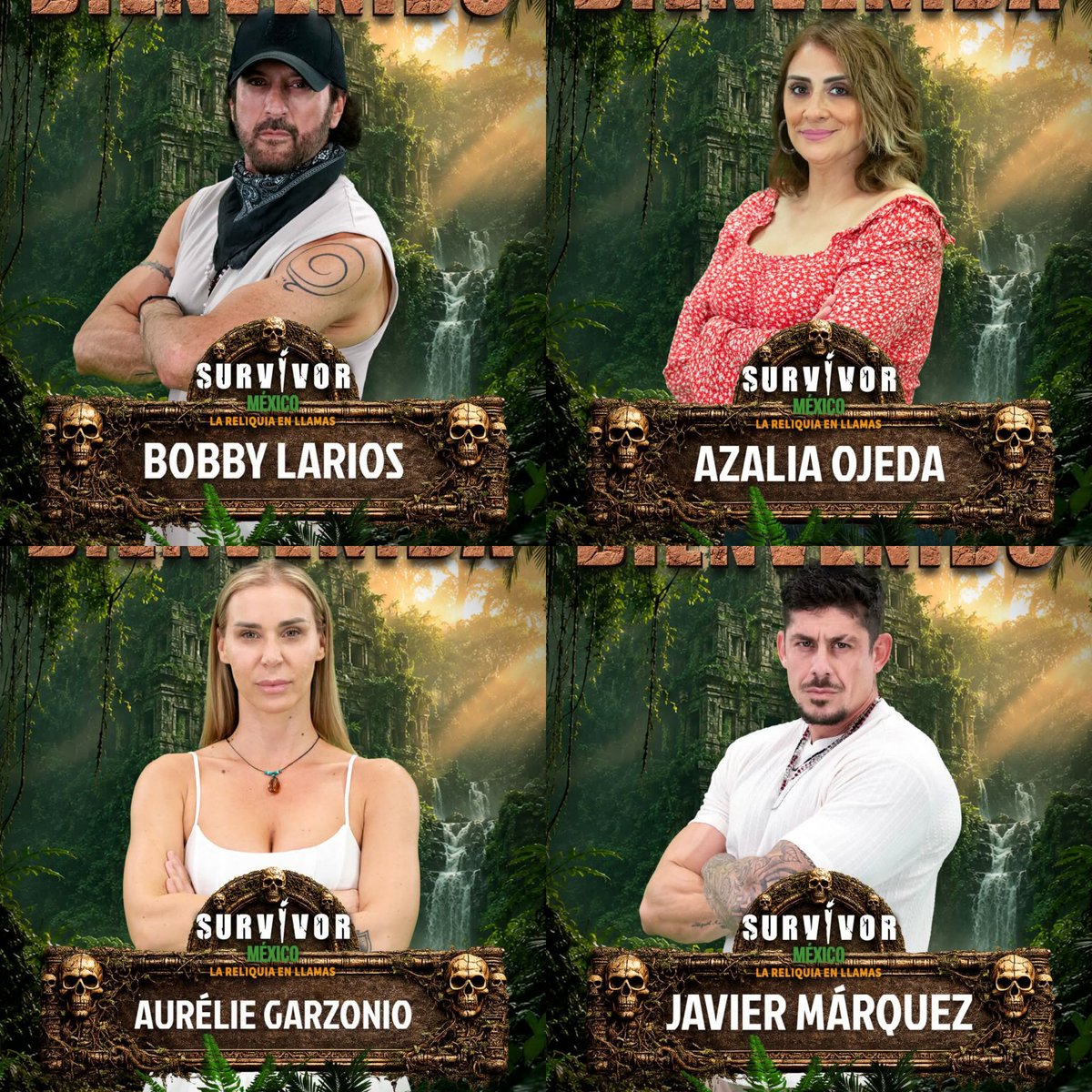 MasFarandulaOf's tweet photo. Bobby Larios, Azalia Ojeda "La negra", Aurélie Garzonio, Javier Márquez, Rey Grupero, Anahí, Abel Robles y Tzasna Carrasco participarán en #SurvivorMéxico https://t.co/eFxSFWZ4Zm