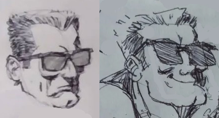 deathink_art's tweet photo. My Duke illustrations get 2% more cartoony every time I draw him. These 2 pics are only like 5 months apart lol https://t.co/xjphjy6CNT
