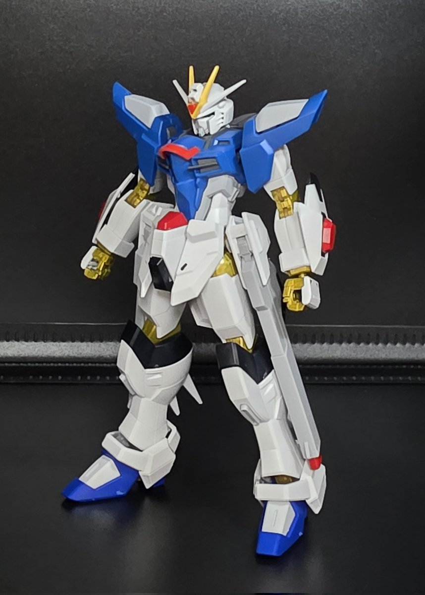 masa_Gunpla's tweet photo. HG マイティーストライクフリーダムガンダム
ミキシング案2つ目
本来の後継機だけあって悪くない
 #ガンプラ  #ガンプラ改造  #ガンプラは自由だ  #ミキシング https://t.co/beL7AxWVib