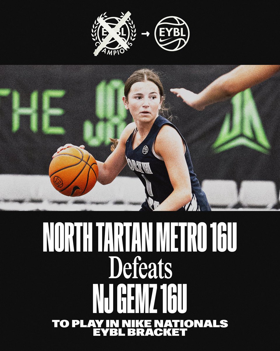 NikeGirlsEYBL's tweet photo. Qualified. Welcome @NorthTartan. 🤝🏆

#2026EYBL | #2026EYCL | #Road2CHI https://t.co/H44eT5x1VA