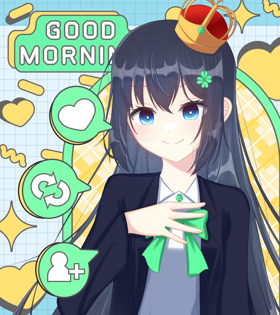 Huginn_Kisaragi's tweet photo. おはよ〜！
今日も熱中症に気をつけながら過ごそ！
 #おはようございます枝野幸男です https://t.co/1q2O2QbzZN
