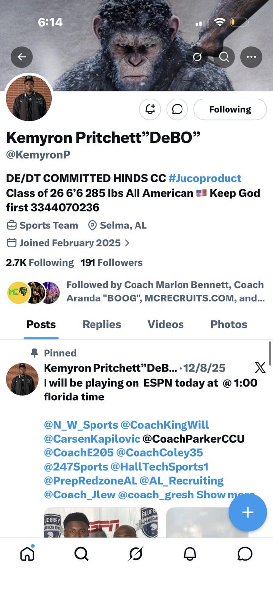 KemyronP61's tweet photo. This isn’t my Account no more https://t.co/LSK505WdHN