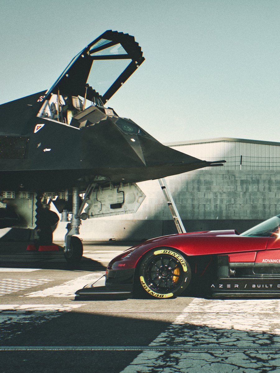 retro_shiftt's tweet photo. F-117 Nighthawk meets the Snakehead V10-R. Stealth is no longer just for the skies. https://t.co/4j9lMHwFwr