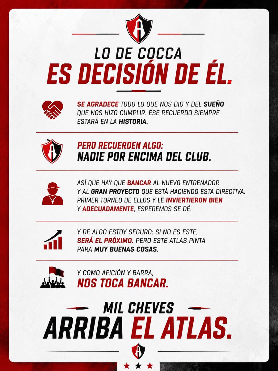Aff5121's tweet photo. Nadie por encima del club. https://t.co/QOR6FTYHaG