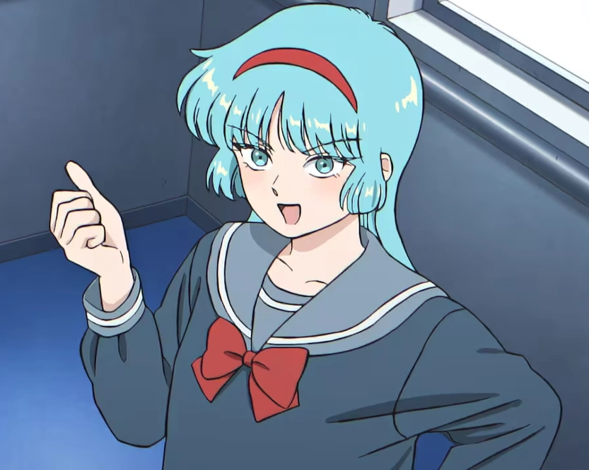 iKazeHaru's tweet photo. Me pregunto si a ella igual la querían obligar a teñirse el pelo de negro como a Hirose en ese capítulo. https://t.co/1PkuEc38LB