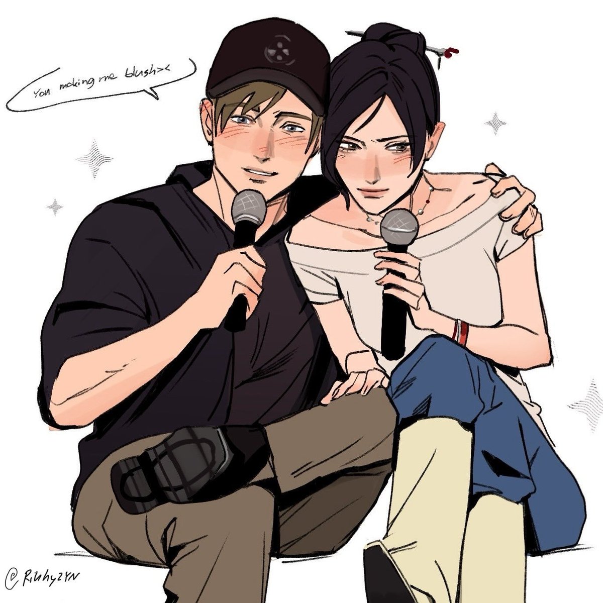 fatima4cii's tweet photo. OMG LOOK HOW CUTE THEY ARE!! #aeon 
#LilyGao @Nik_apostolides https://t.co/PEnch2I82I