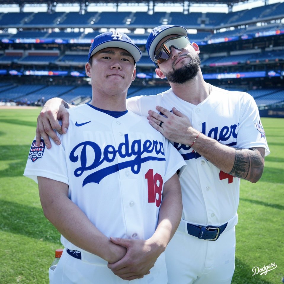 2年連続でオールスター選出の山本由伸！ 📷@Dodgers #ドジャース