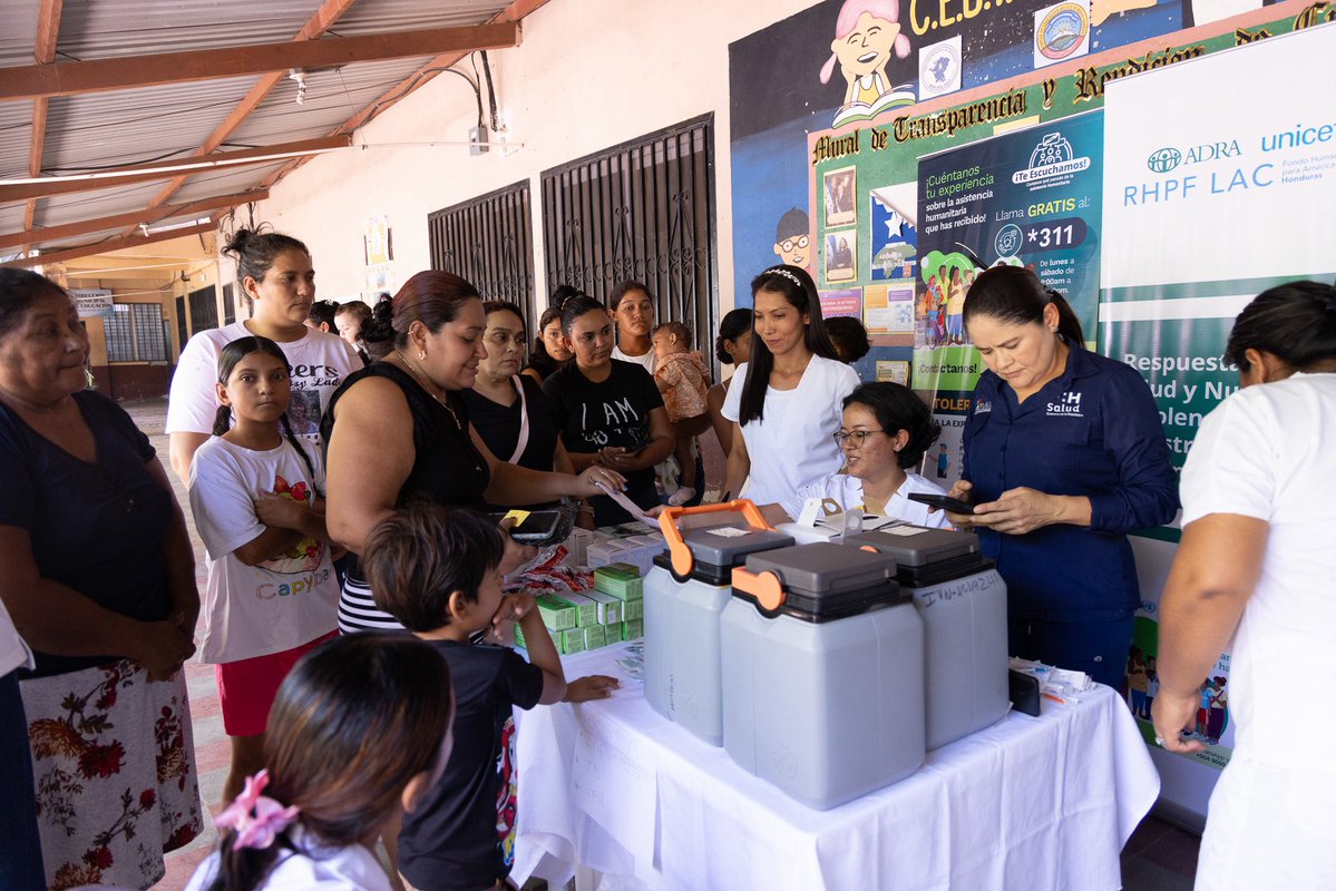 ONUHonduras's tweet photo. 1/4 Hoy, agencias de @ONUHonduras y organizaciones humanitarias realizamos un evento conjunto en Marcovia, Choluteca, donde se presentó y entregó asistencia humanitaria que beneficia a comunidades priorizadas del país, complementando los esfuerzos de respuesta del Estado. https://t.co/Ngdtb8gt4C