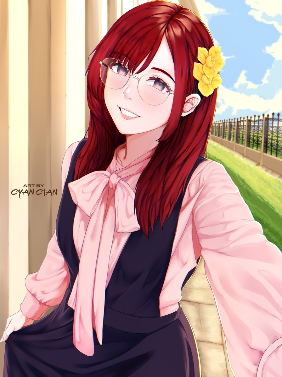 Cyaaners's tweet photo. Created this special fan art for my girl <3, Hope she loves it as much as I enjoyed making it!  #FanArt #CreativeArt #DigitalArt #LoveArt #ArtisticExpression #ArtistOnTwitter #Drawing #Inspiration #ArtLover https://t.co/4IpqRyg8oI