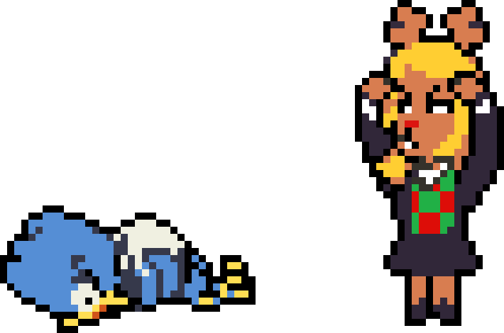difrntusername's tweet photo. projecting period cramps
#deltarune #utdr #lightnerds #berdly #noelle #pixelart https://t.co/s1OrVTBv6m