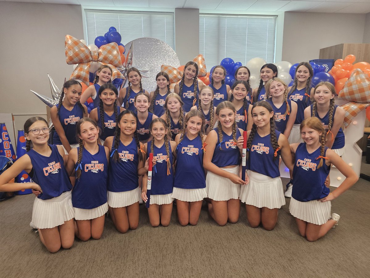 Elle_Em07's tweet photo. Cyclones understood the assignment. πͺοΈπ Both of our teams brought home the Day 1 Spirit Stick! π§‘π€Έπ»ββοΈπ #CobbCyclones #CycloneSpirit #NCACamp2026 https://t.co/WPIyVmpmko