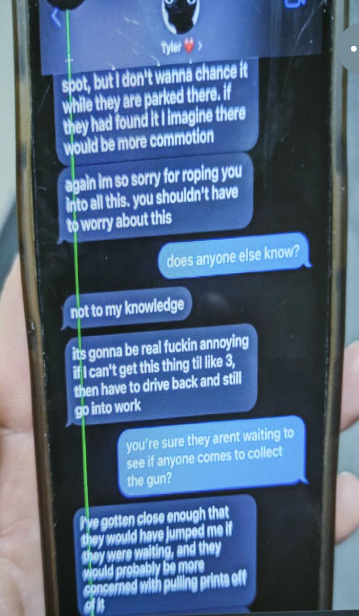 zvwlogicfirst's tweet photo. @RealCandaceO @baroncoleman why is most of the text messages in the Tyler Robinson/Lance Twiggs exchange not capitalized? Any basic smartphone capitalizes the beginning of each message and after any period (regardless of necessity) each time. Perhaps they take the time to un-capitalize each word that should be capitalized because it’s “cool”, but if I just bumped  someone off I I doubt that’d be on my mind.