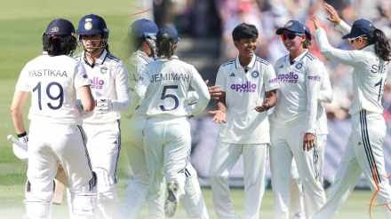 yashodatt10's tweet photo. KRANTI at Lords:
India won one-off Test against England by 270 runs at Lord’s. Kranti Gaud (5W) &amp; Yastika Bhatia (113R) played vital role. This is 2nd-highest win by margin in Women’s Test cricket. In 2023 India had trumped England by 347 runs in Navi Mumbai. Congratulations! https://t.co/N6xlmkyIF5