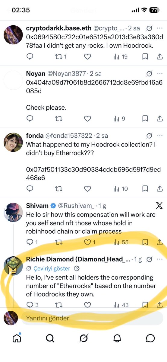 crypto_darkk's tweet photo. @HeadProtocol @fthunt3r Bro, I didn't get an EtherRock. You probably forgot me and a few others. https://t.co/gMXsFuAj9I
