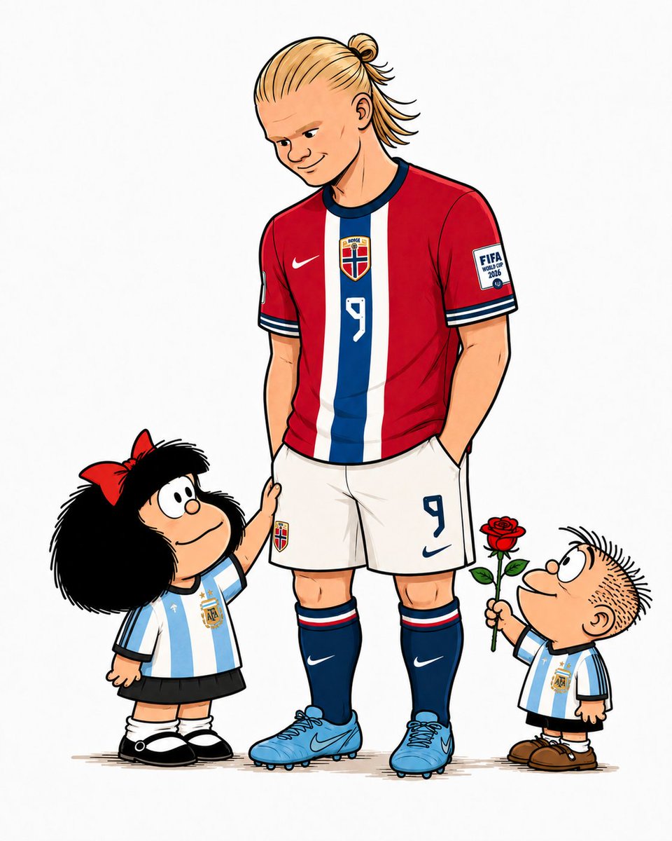 AntonioLlaya's tweet photo. @Erling Everybody loves Erling 🇦🇷🇳🇴 https://t.co/wAbqsSNjhV
