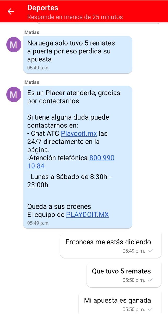 alanis_venegas's tweet photo. @playdoitmexico  como es posible que me den por perdida está apuesta, cuando tú mismo personal, por chat me dice todo lo contrario. 

ES UN ROBO!!!

EN TOTAL FUERON 5 disparos a puerta. 
2 de Haland 
1 de Odegaard
1 nusa 
1 de Schjelderup https://t.co/BXzz3cIr1l