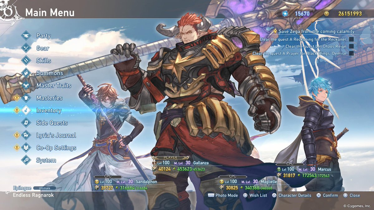 TheOddMarcus's tweet photo. With Gallanza help the dragon. Was mainly using Sandolphon but promised myself if we ever get the chance to playas the bosses like him I’d do him justice.
I think even only at Mastery Level 30.
I’m there 😂 
I love this game!!!
#Tank #gbfr #gbfrelink #ragnarok #granblue https://t.co/tFu8sC5c8I