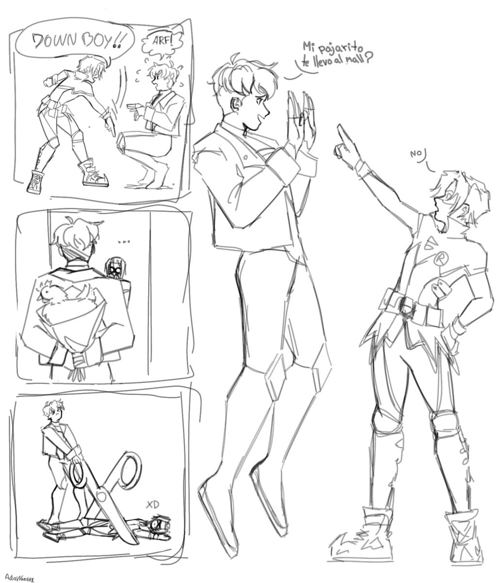 ADA_war01's tweet photo. Un Jonathan que se parece a Kon y un Damian con el peinado de Tim? Olvide que tenía esto guardado 🙂‍↔️ 

wip 

#jondami (?) https://t.co/VNwWSvolhd