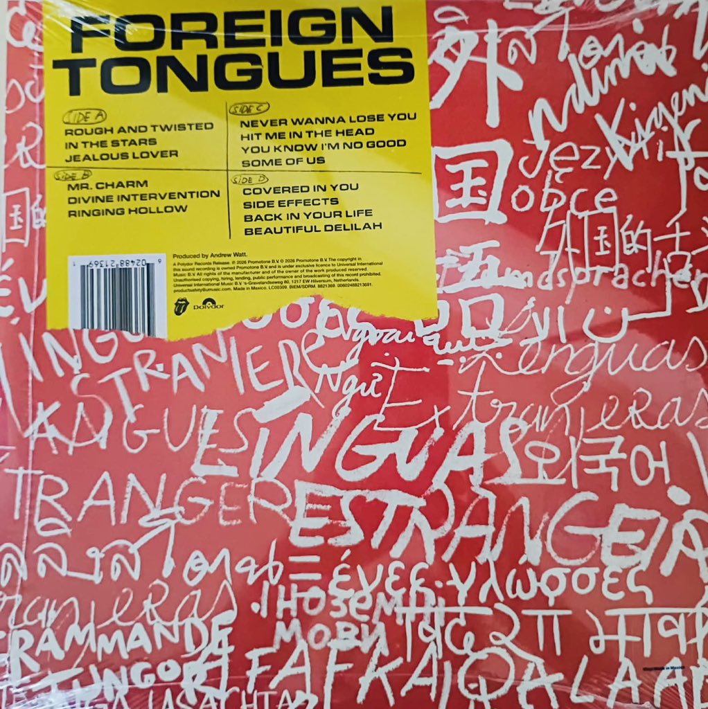 SOStoobad3's tweet photo. My Foreign Tongues LP is coming soon!
#ForeignTongues 
#フォーリンタングス
#TheRollingStones
#ローリングストーンズ https://t.co/Hyw7OChMqt
