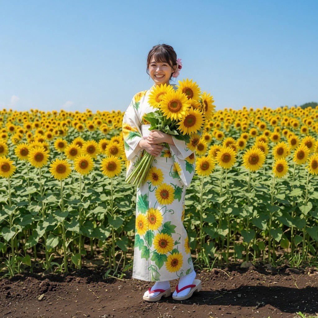 今日はひまわりの日らしいですね！ ひまわりと言えば夏の象徴☀️ 綺麗