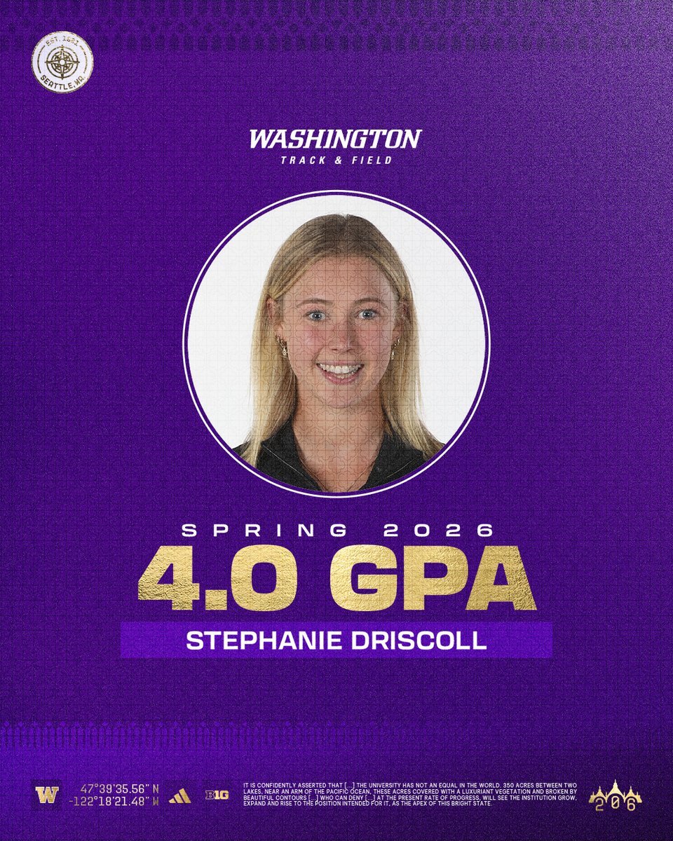 Washington Track & Field and Cross Country tweet media