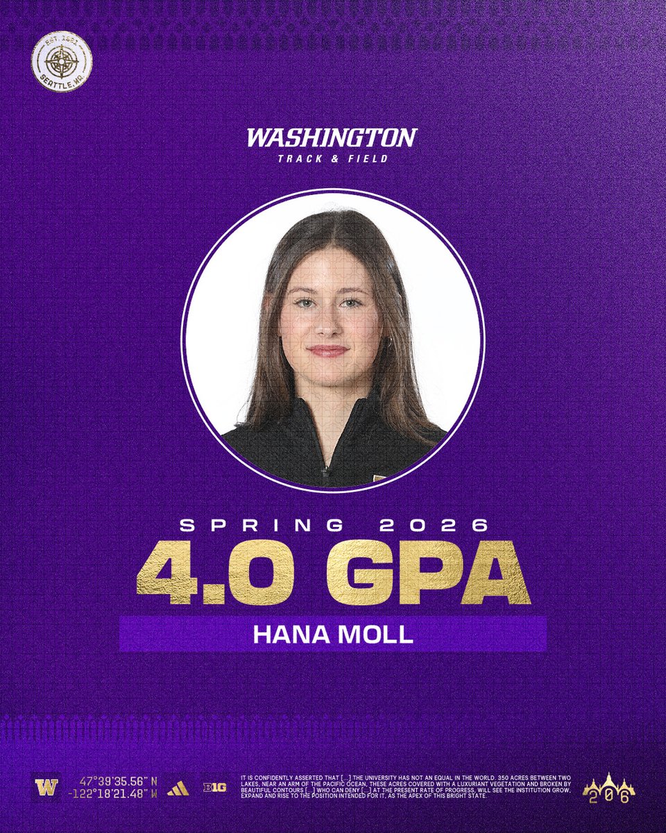 Washington Track & Field and Cross Country tweet media
