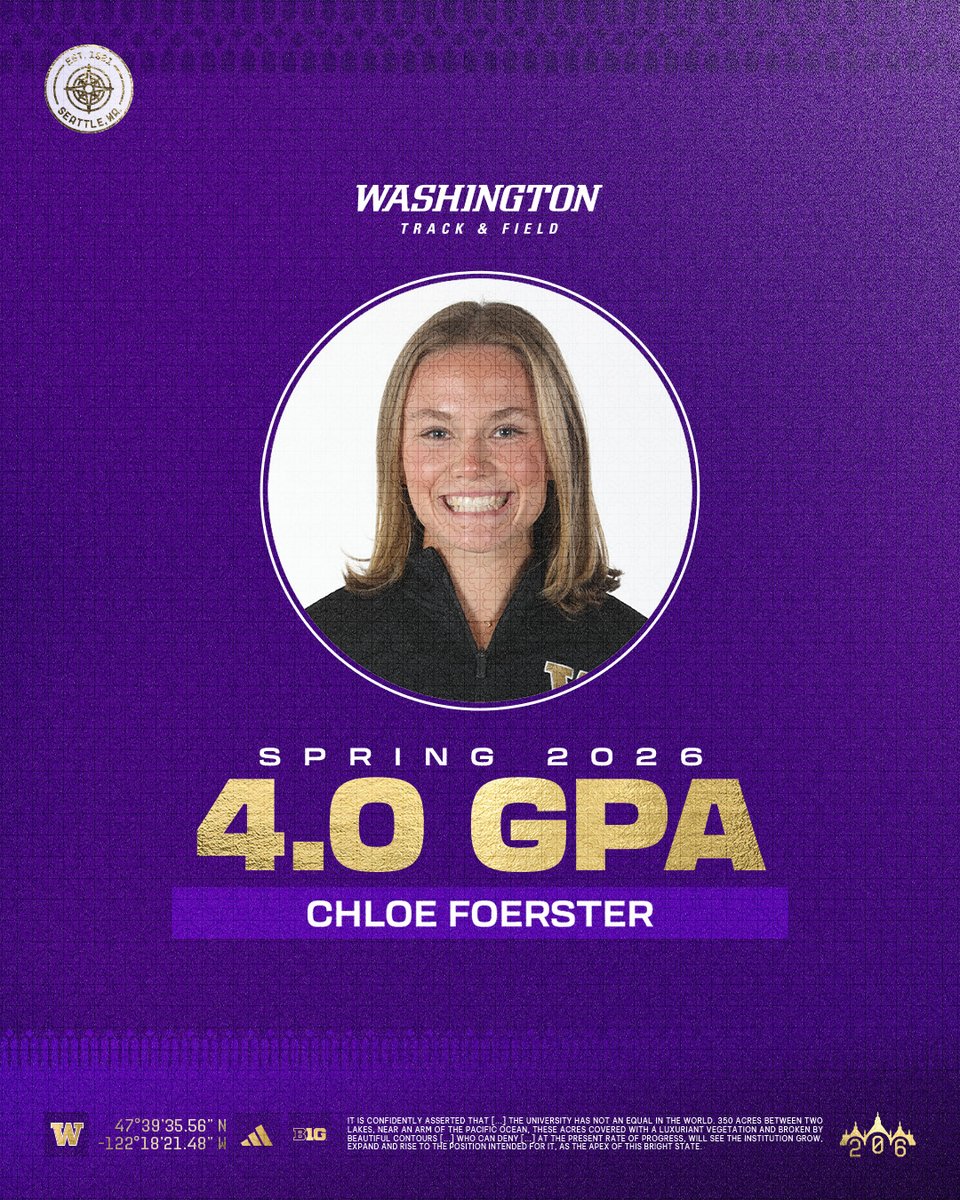 Washington Track & Field and Cross Country tweet media