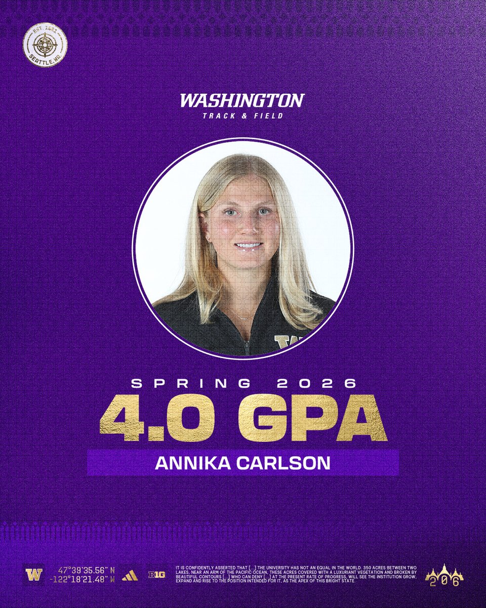 Washington Track & Field and Cross Country tweet media