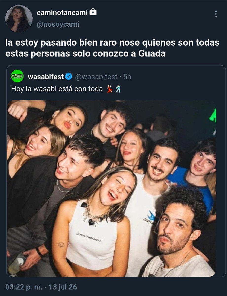 Yaaz_TDT2's tweet photo. @stargirrljb @giamilaafull @otralectora__ 11 🫡
(Ignoren a Nico no tengo ganas de borrarlo de las fotos) https://t.co/ESOVgS3W8g