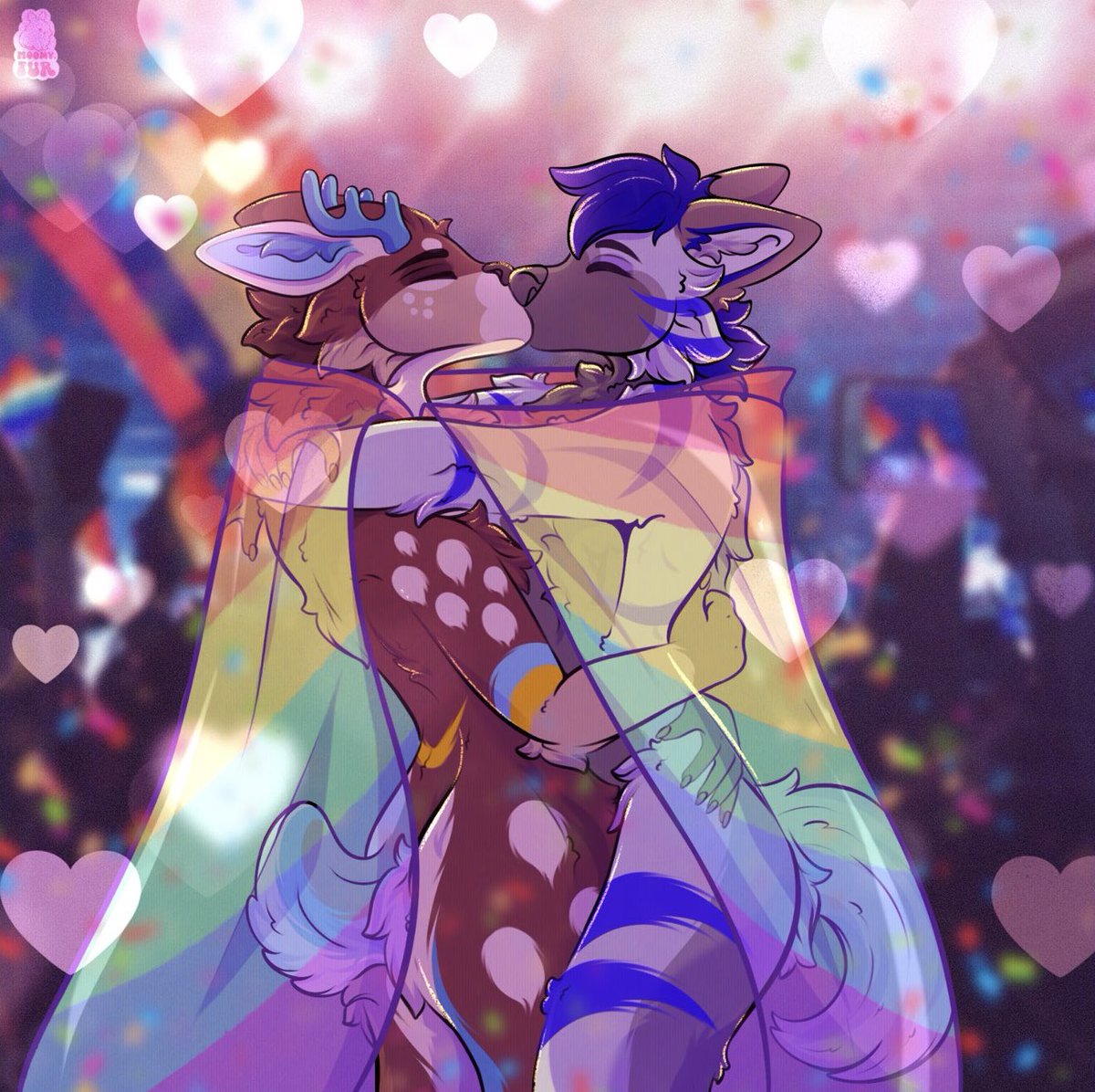 MiloTheYeen's tweet photo. My two gay boys! 🩵💙

🎨: @moonyfurr_ https://t.co/WZT5pLWz8m