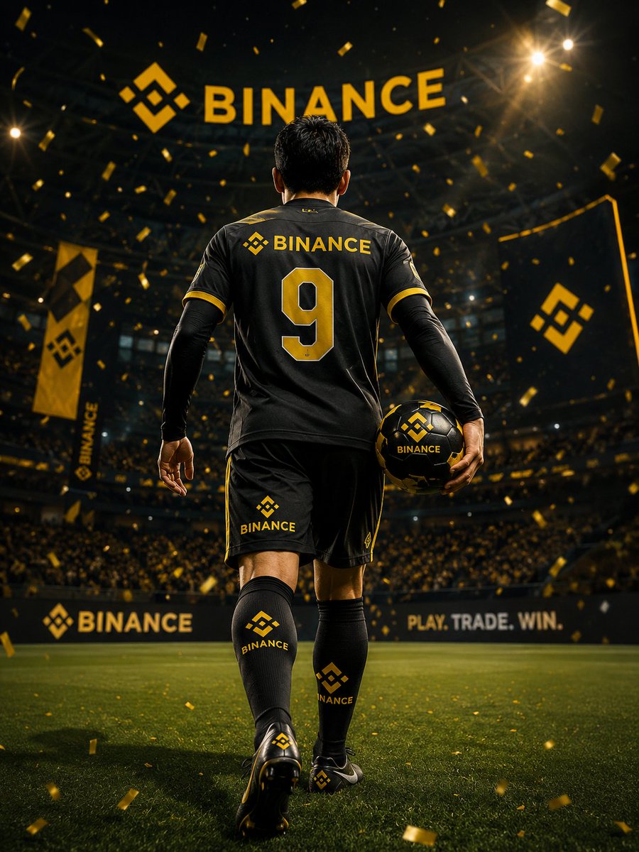 OlexanderLit's tweet photo. @binance Player No. 9, play with courage, inspire millions, and show the world that every great journey starts with one step onto the field. The Binance community is behind you. โฝ๐ก #WhoIsNumber9
@binance https://t.co/dmNLyTgzFG