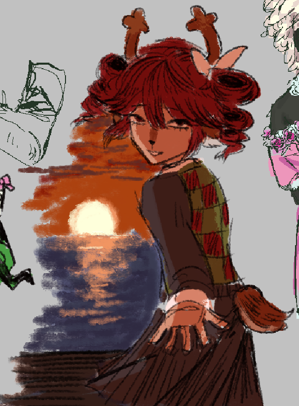 cyanorth_'s tweet photo. drawings from a magma sesh that i really like #deltarune https://t.co/DHNUVmrU5c