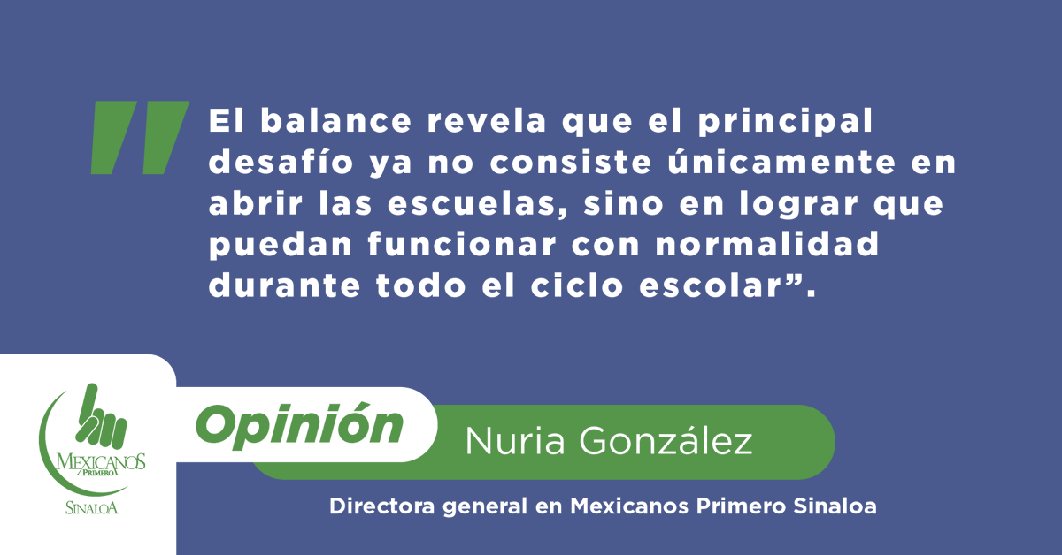 Mexicanos1oSin's tweet photo. ¿Basta con abrir las escuelas para garantizar el derecho a aprender?

En su nueva columna, @GlezNu plantea por qué la seguridad, la infraestructura y los aprendizajes deben formar parte de una misma conversación.

📖 Léela aquí.
https://t.co/PJJ3xYG3CX https://t.co/Gr45mRoFP6