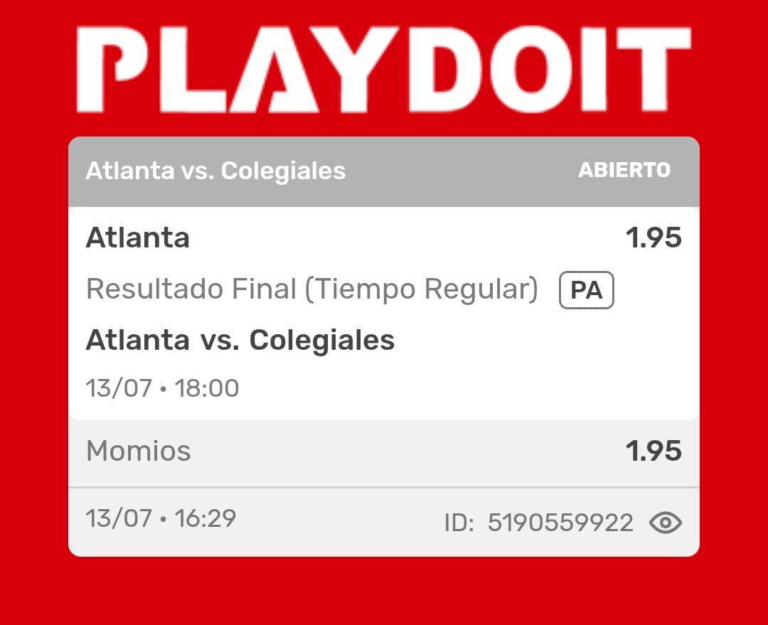 OdgPicks's tweet photo. Atlanta juega en casa, donde suele ser un equipo sólido y recibe pocos goles. Colegiales ha tenido dificultades como visitante y su promedio goleador fuera de casa es bajo. Es un encuentro que apunta a ser muy táctico, con pocas ocasiones de gol el under 2.5 es probable.
#apuesta https://t.co/LebUzIcjBg