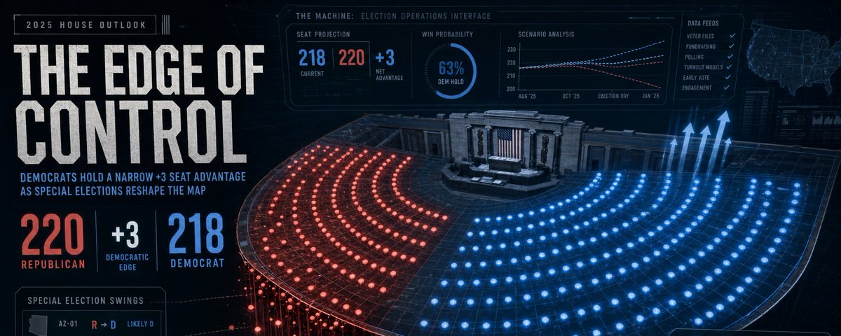 THE MATH AND THE MACHINE — PART I The House Is Already Slipping: The Seat Math Republicans Refuse to