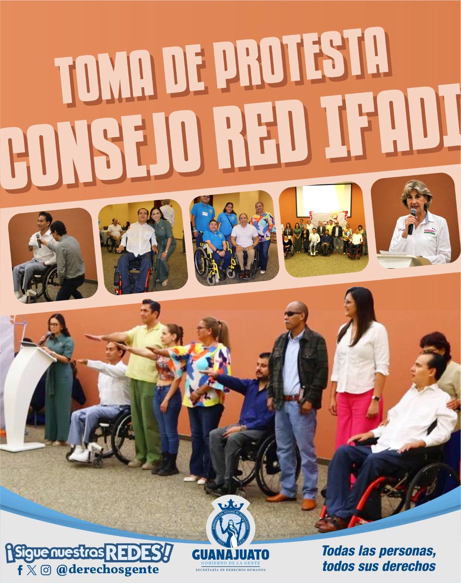 derechosgente's tweet photo. Presentes en Toma de Protesta del Consejo para la Atención e Inclusión de PcD de la RED IFADI, red que reúne a instituciones dedicadas a la atención de PcD para sumar capacidades, compartir experiencias, impulsar proyectos y fortalecer trabajo colaborativo a favor de la inclusión https://t.co/EohXpXpkf0