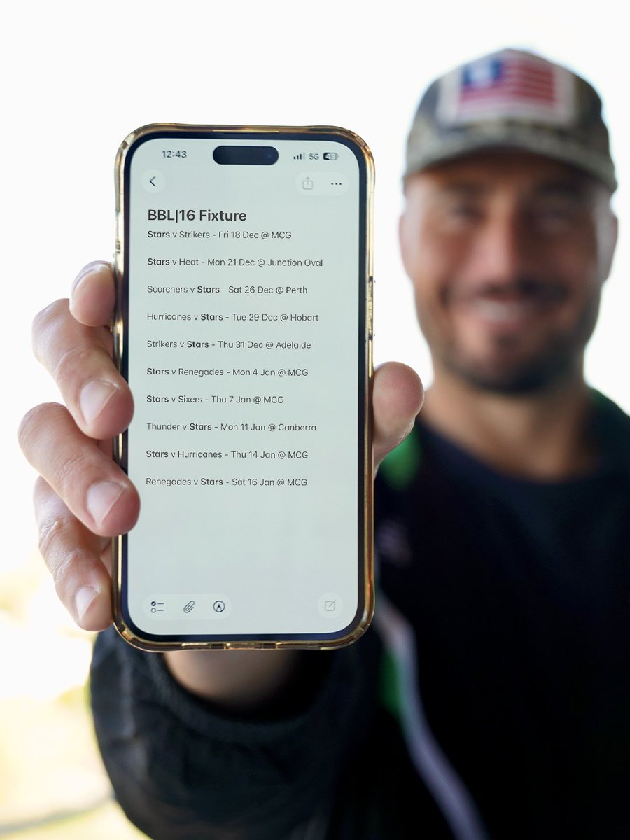 Melbourne Stars tweet media