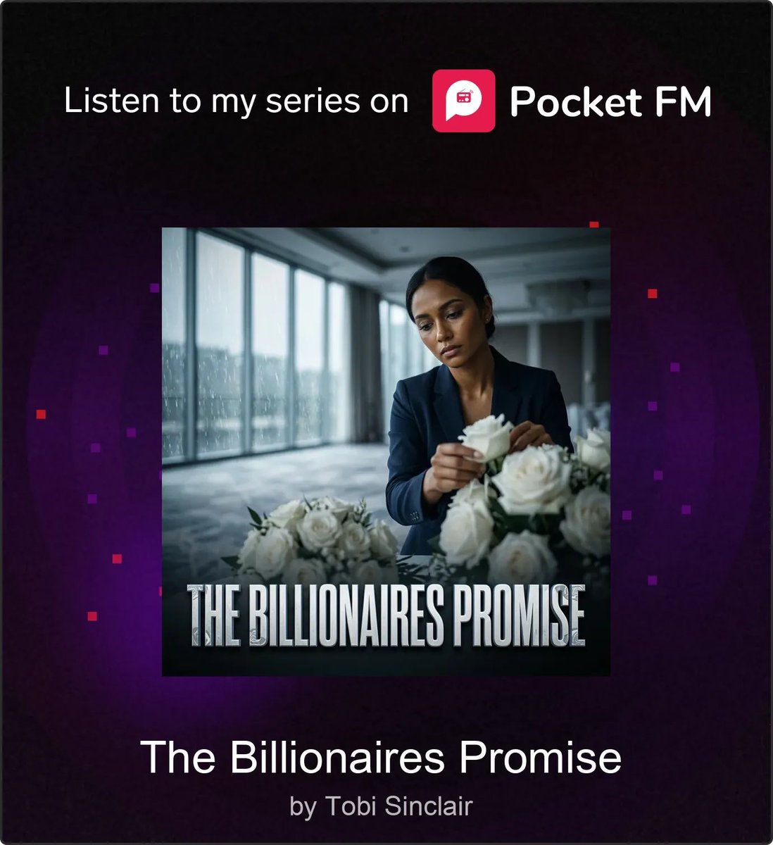 ontobisinclair's tweet photo. Hey pocket fm listeners, you would love this book #pocketfm #pocketfmwriters #audiobook
Hey! Great news... my series, The Billionaires Promise, is now LIVE on the Pocket FM app
Wanted to share this little success with you!
Check out my series now 👉 https://t.co/0HJ81GY2zQ https://t.co/2jl39dexij