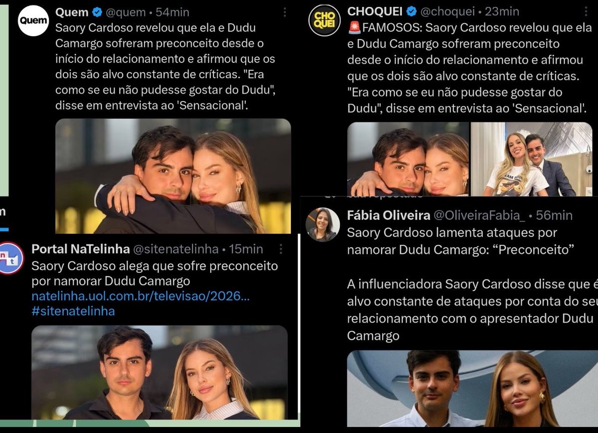 SADUZANDO's tweet photo. Semana passada tentaram fazer de tudo pra acabar com esse casal, mais como Deus é justo ele foi e exaltou esses dois. A luta pode persistir mais uma hora ela vai passar, resultado de tudo o que tentaram fazer com eles foi esse estão em todas as páginas e mais firmes do que nunca! https://t.co/sWr2ZcKVQb