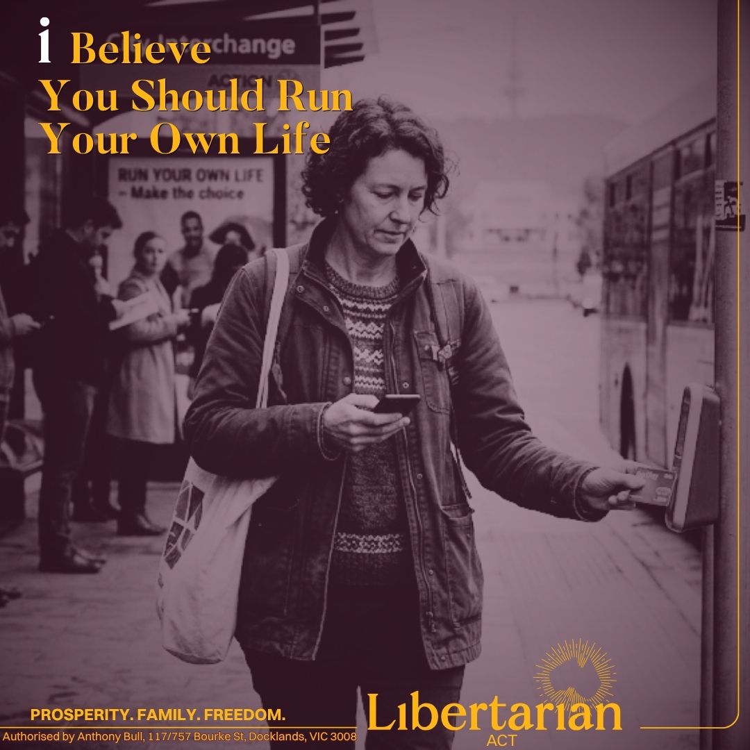 libertarianact's tweet photo. A Libertarian is someone who believes you should run your own life, including your money, your body and your time. Government's job is to protect your rights, keep you safe and keep the law fair, then get out of the way. Sound like you?
#Canberra #LibertarianACT #ACT https://t.co/eioP2Osueh